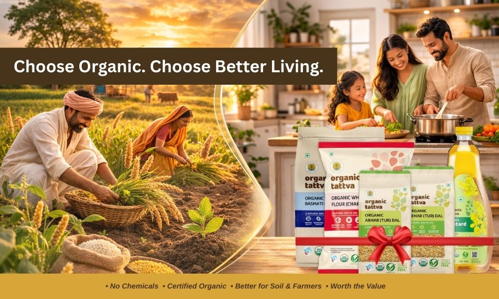 Why Organic Costs More & How Organic Tattva Makes Healthy Food Truly Accessible
