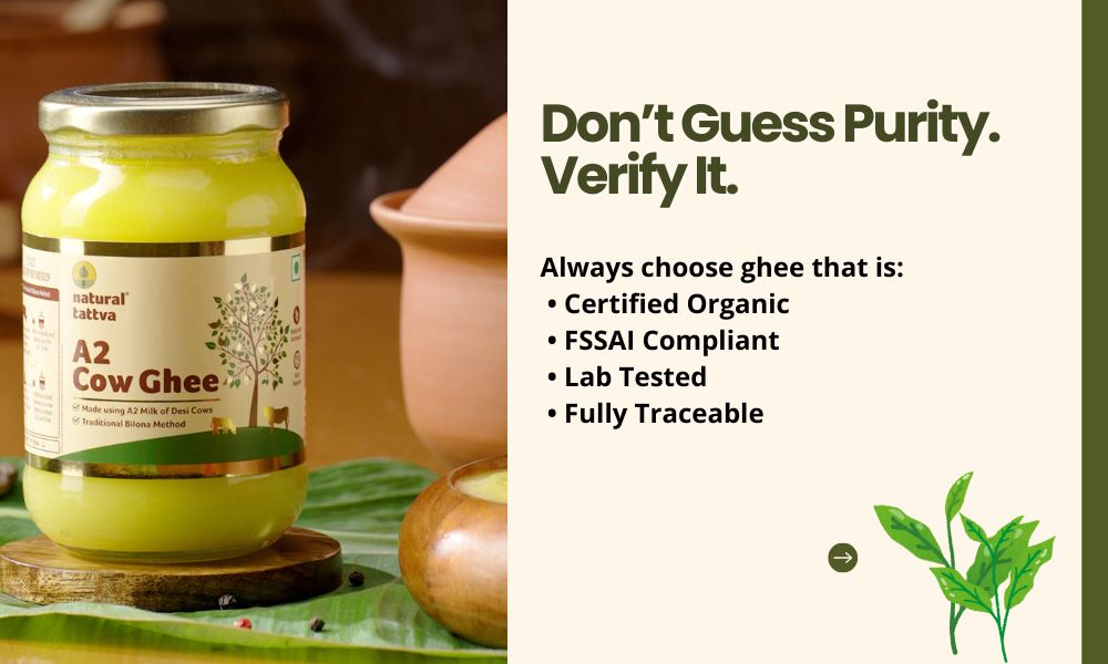 How to Identify Pure Desi Cow Ghee (Avoid Adulterated Ghee)