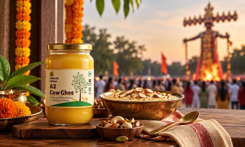 Dussehra food  ingredient from organic tattva 