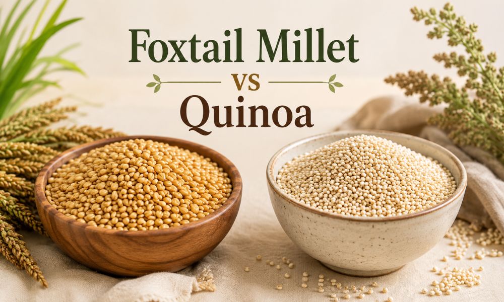 Foxtail Millet and Quinoa