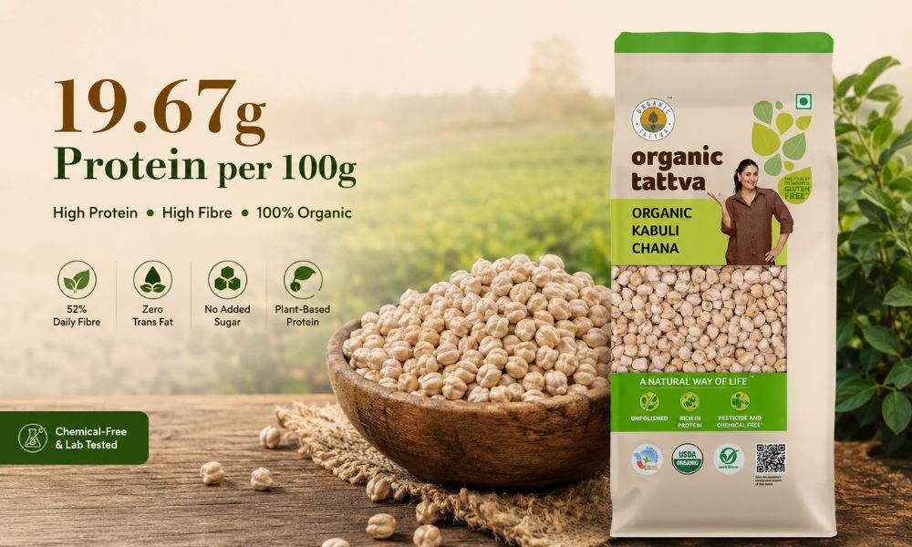 Protein in Kabuli Chana per 100g