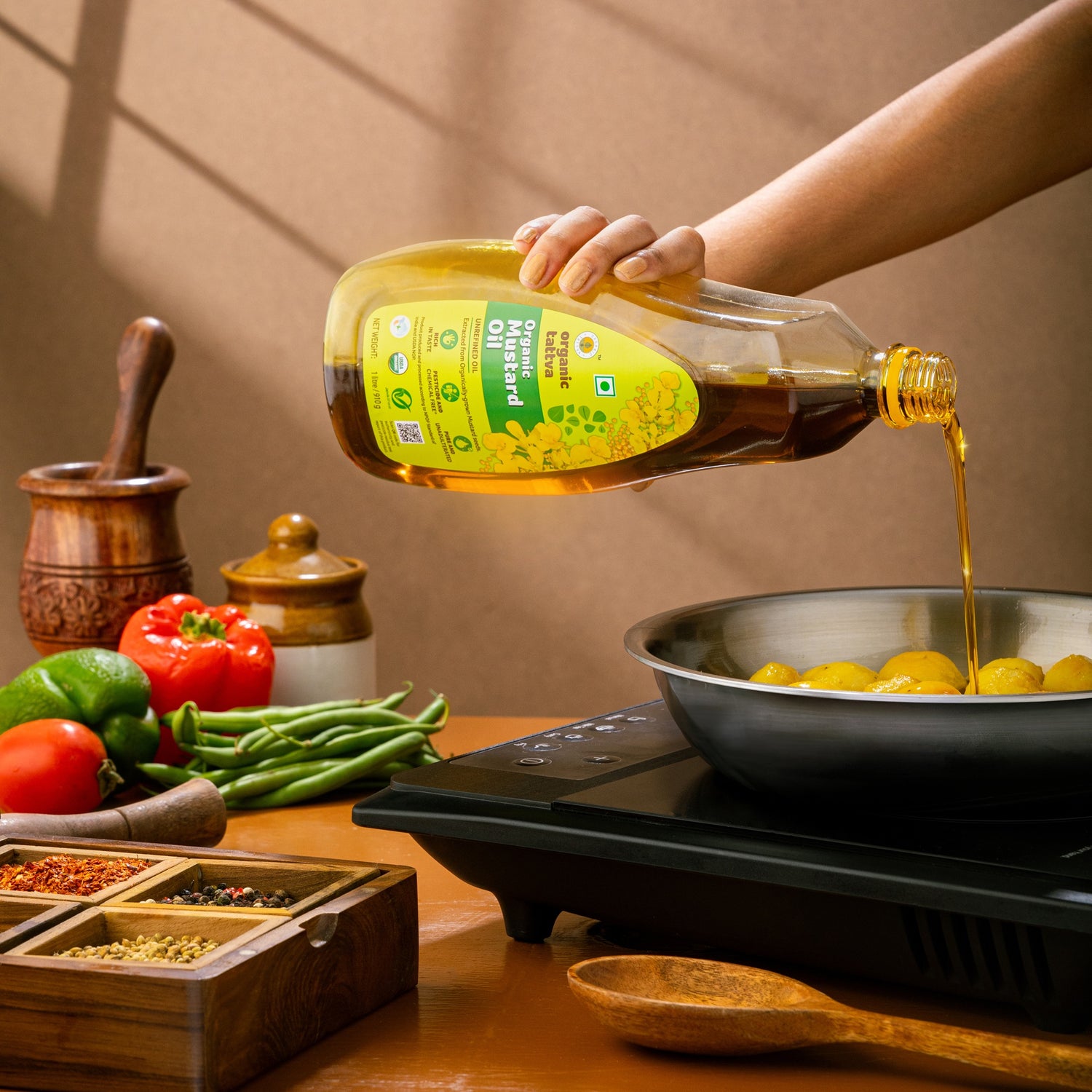 Organic Cold Pressed Mustard Oil