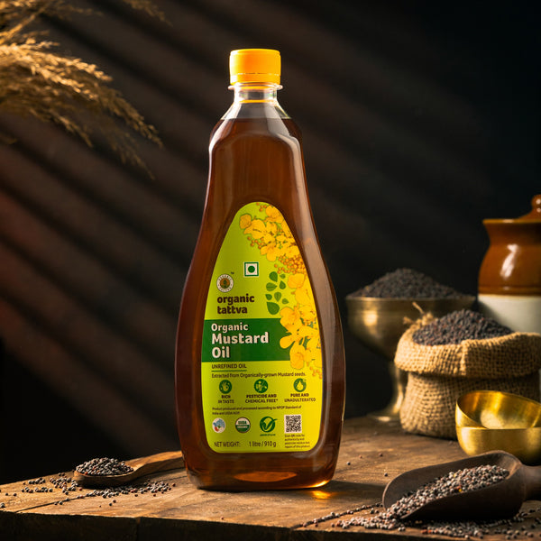 Organic Cold Pressed Mustard Oil