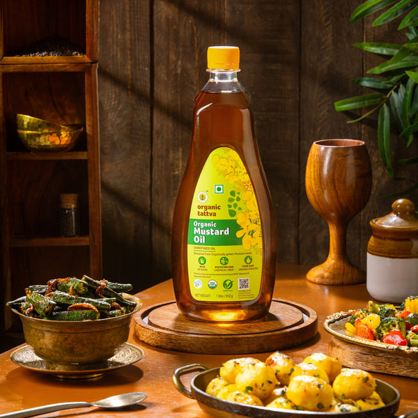 Organic Cold Pressed Mustard Oil