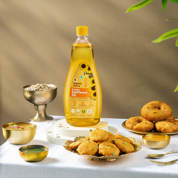 Organic  Cold Pressed Sunflower Oil