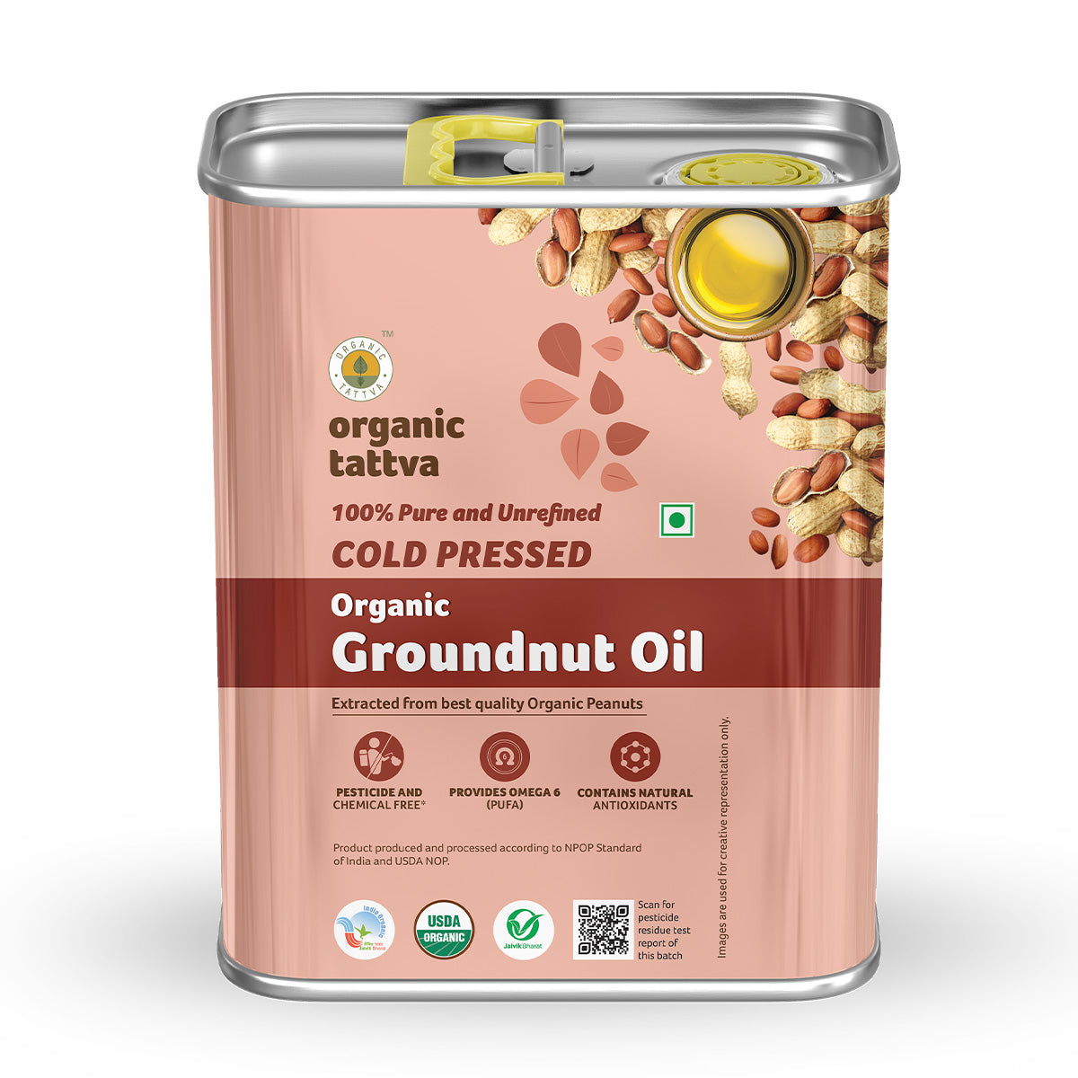 Organic Groundnut Oil