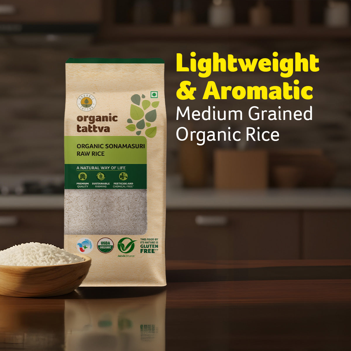 Buy Organic Sonamasuri Rice White