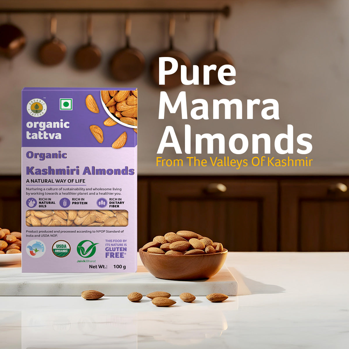 Organic Kashmiri Almonds