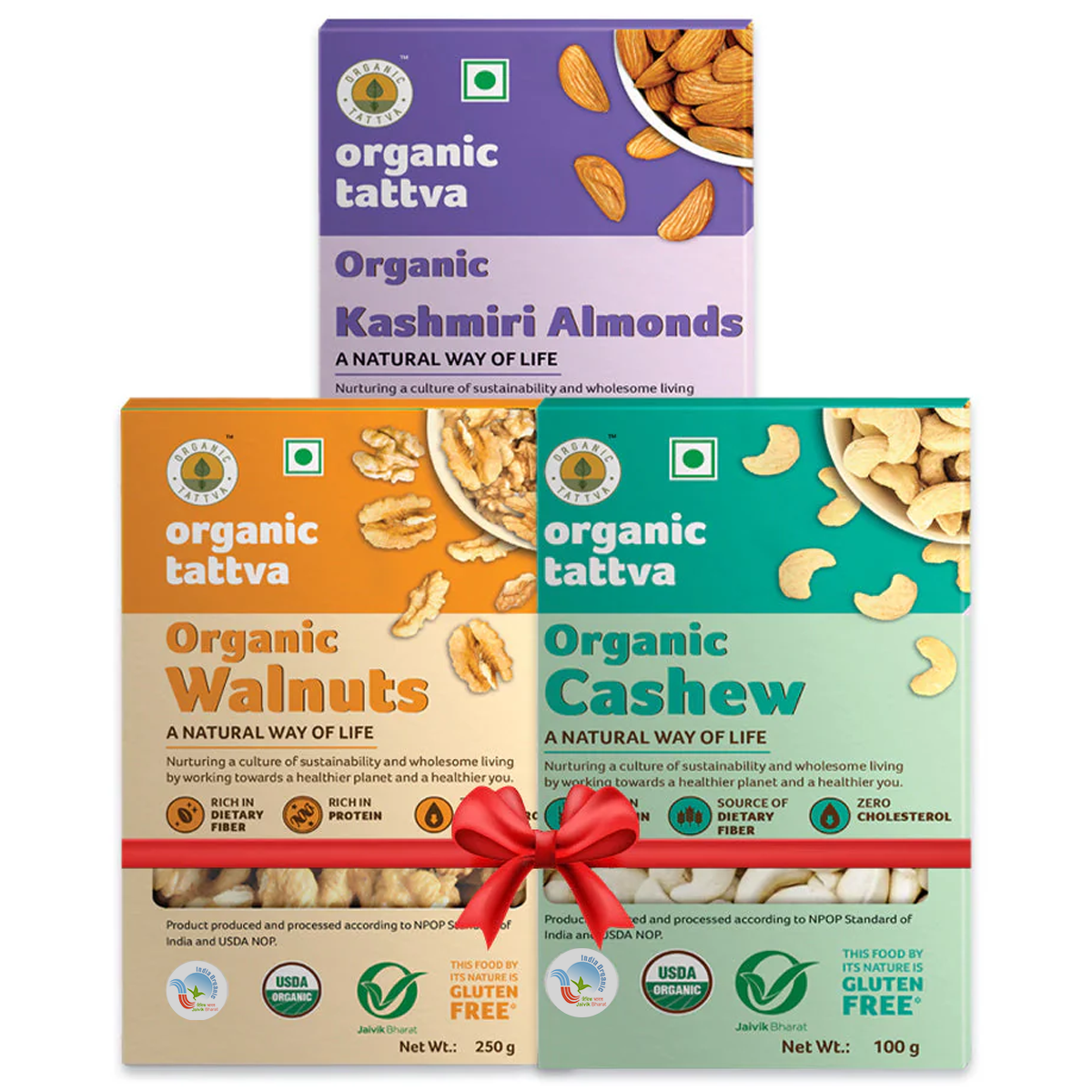 Dry Fruits Combo - Cashew, Walnut, Almonds
