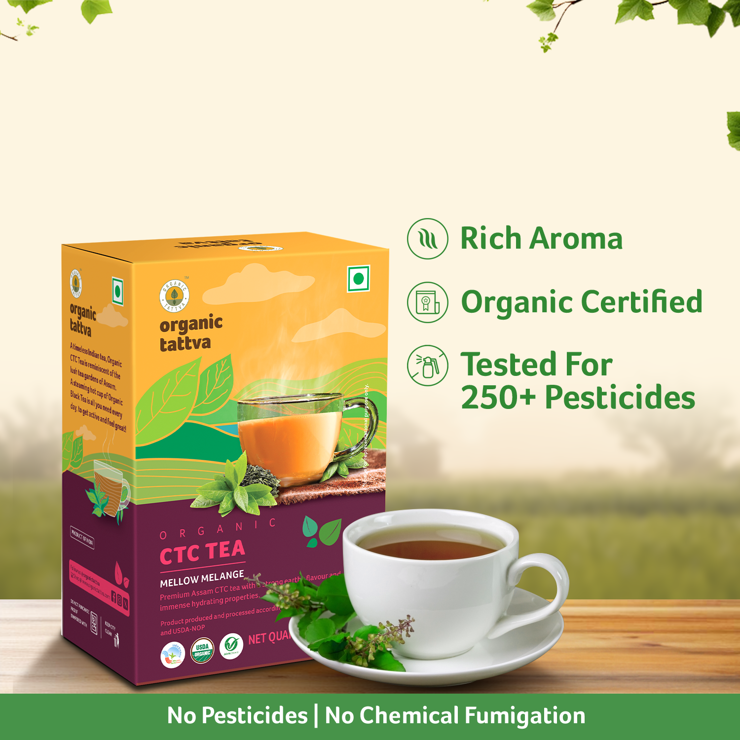 Organic Black CTC Tea