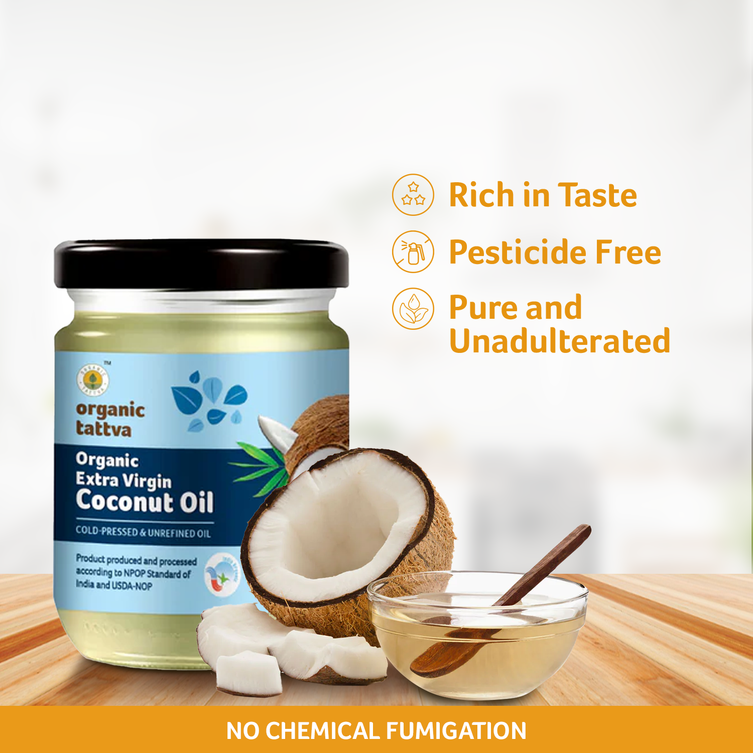 Organic Cold Pressed Virgin Coconut Oil