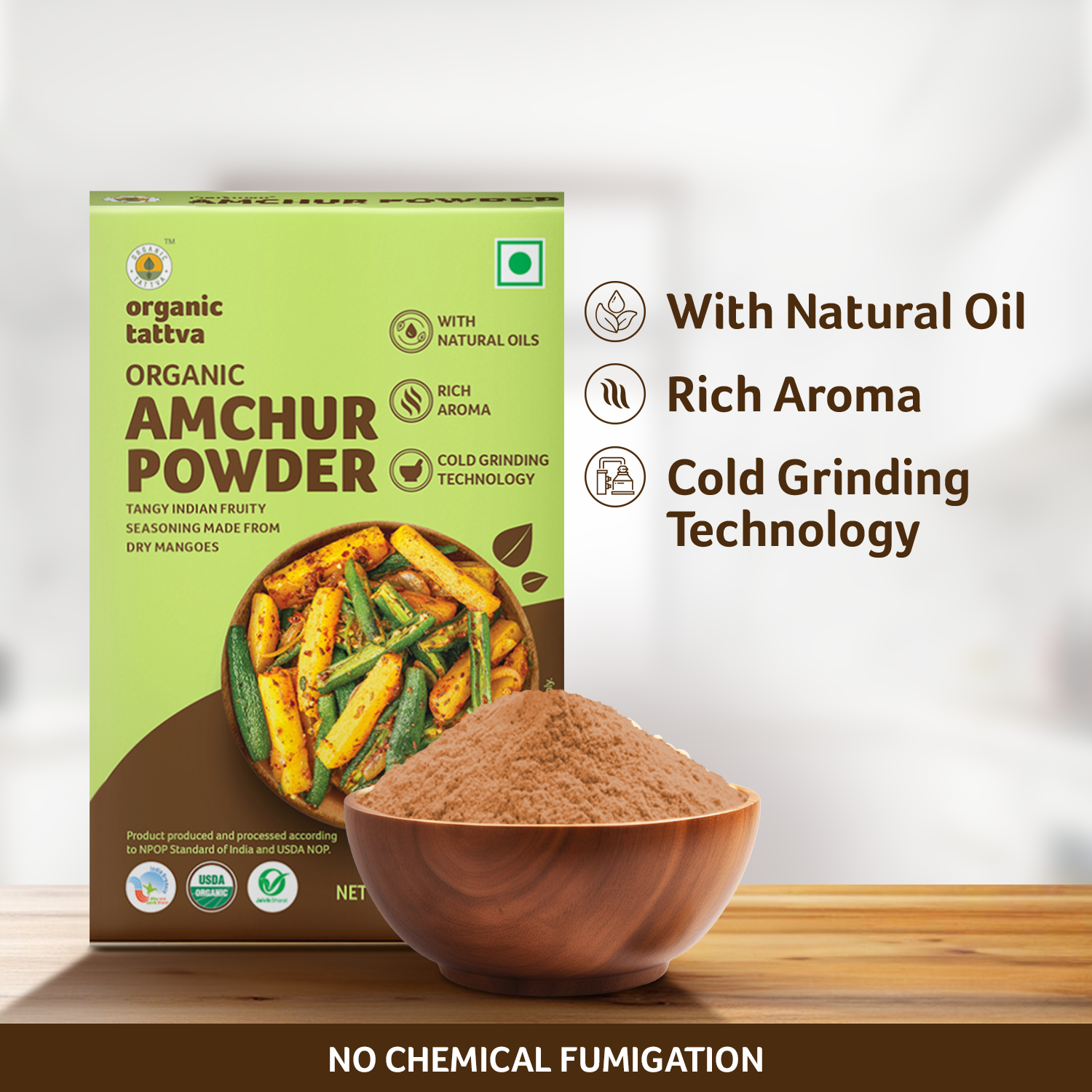 Organic Amchur (Dry Mango) Powder
