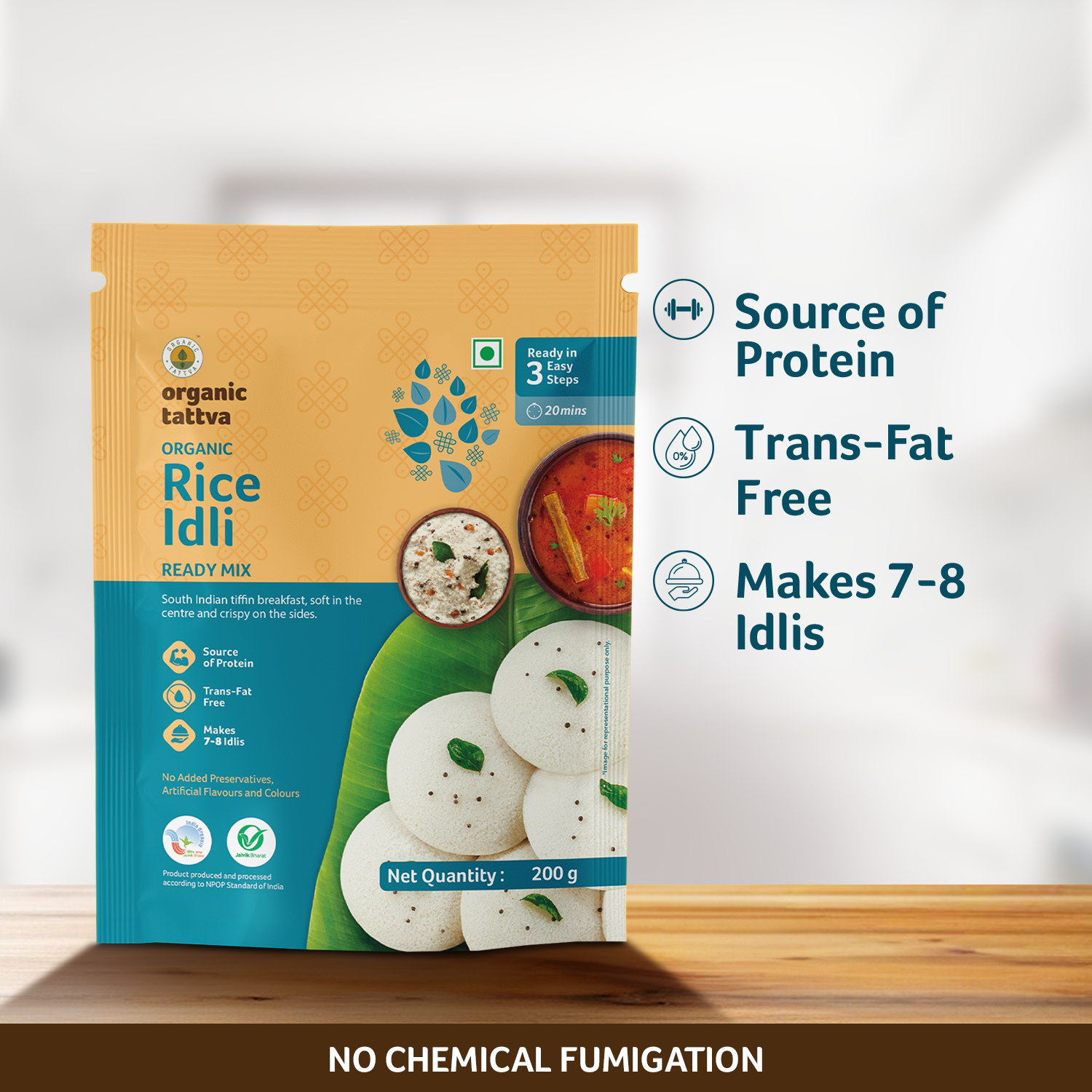 Organic Rice Idli Ready Mix