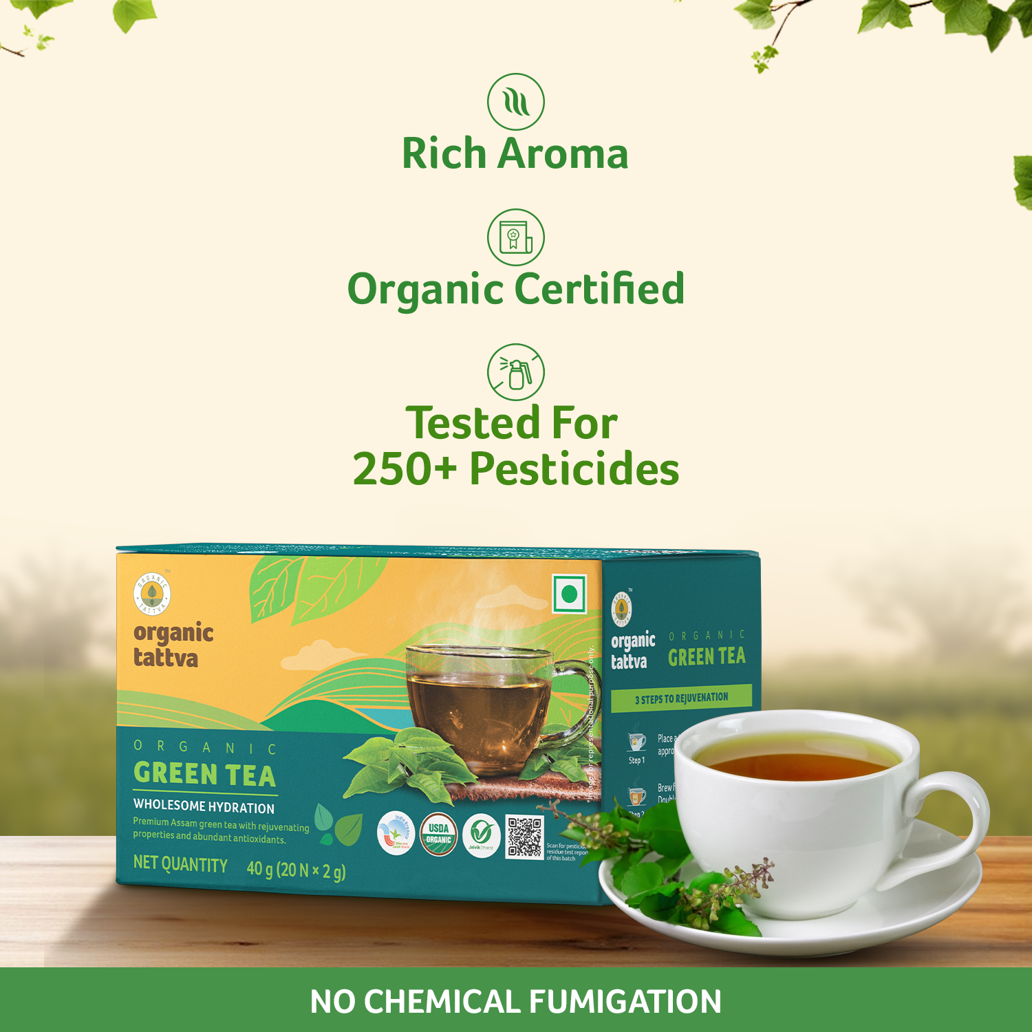 Organic Green Tea (20 teabags)