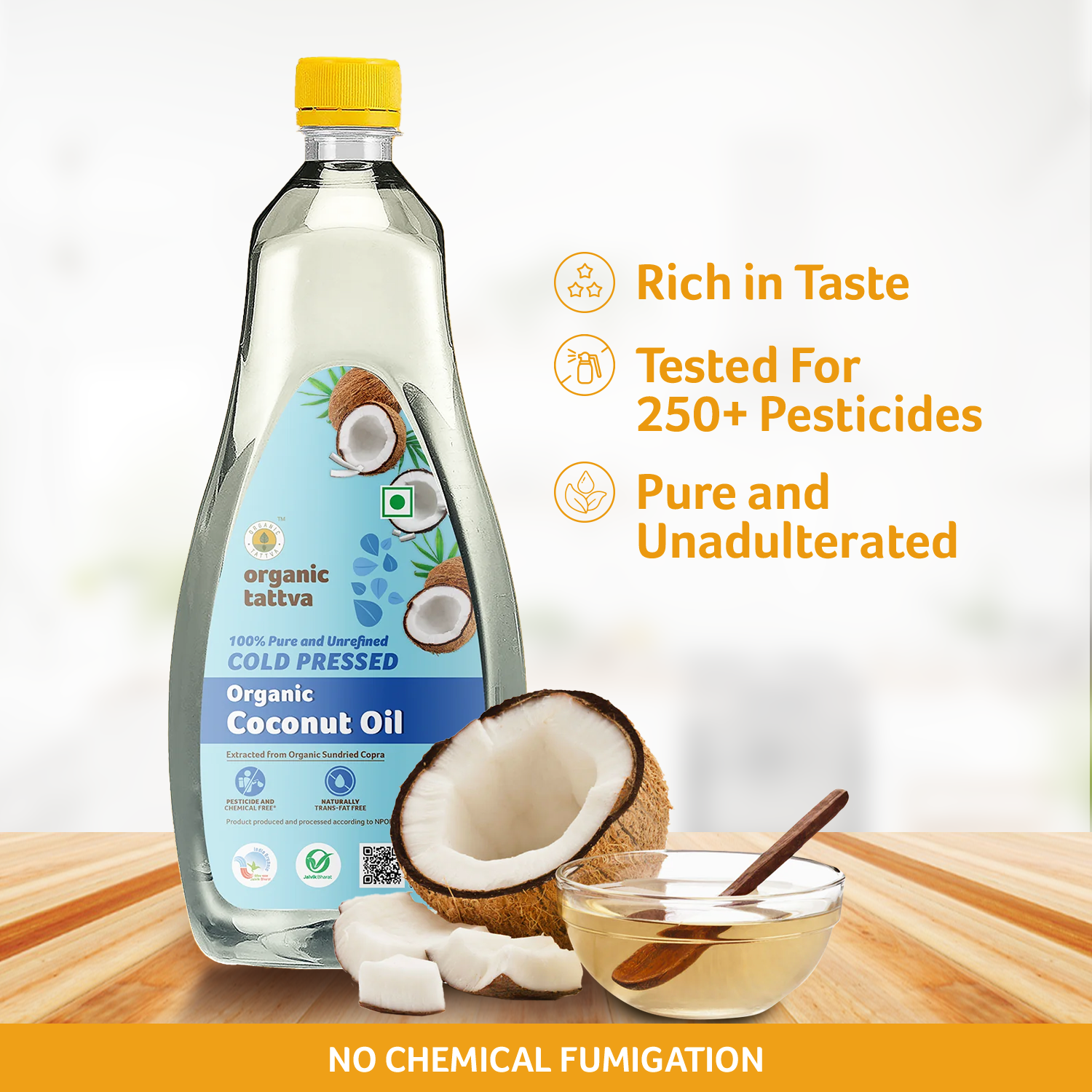 Organic Cold Pressed Coconut Oil