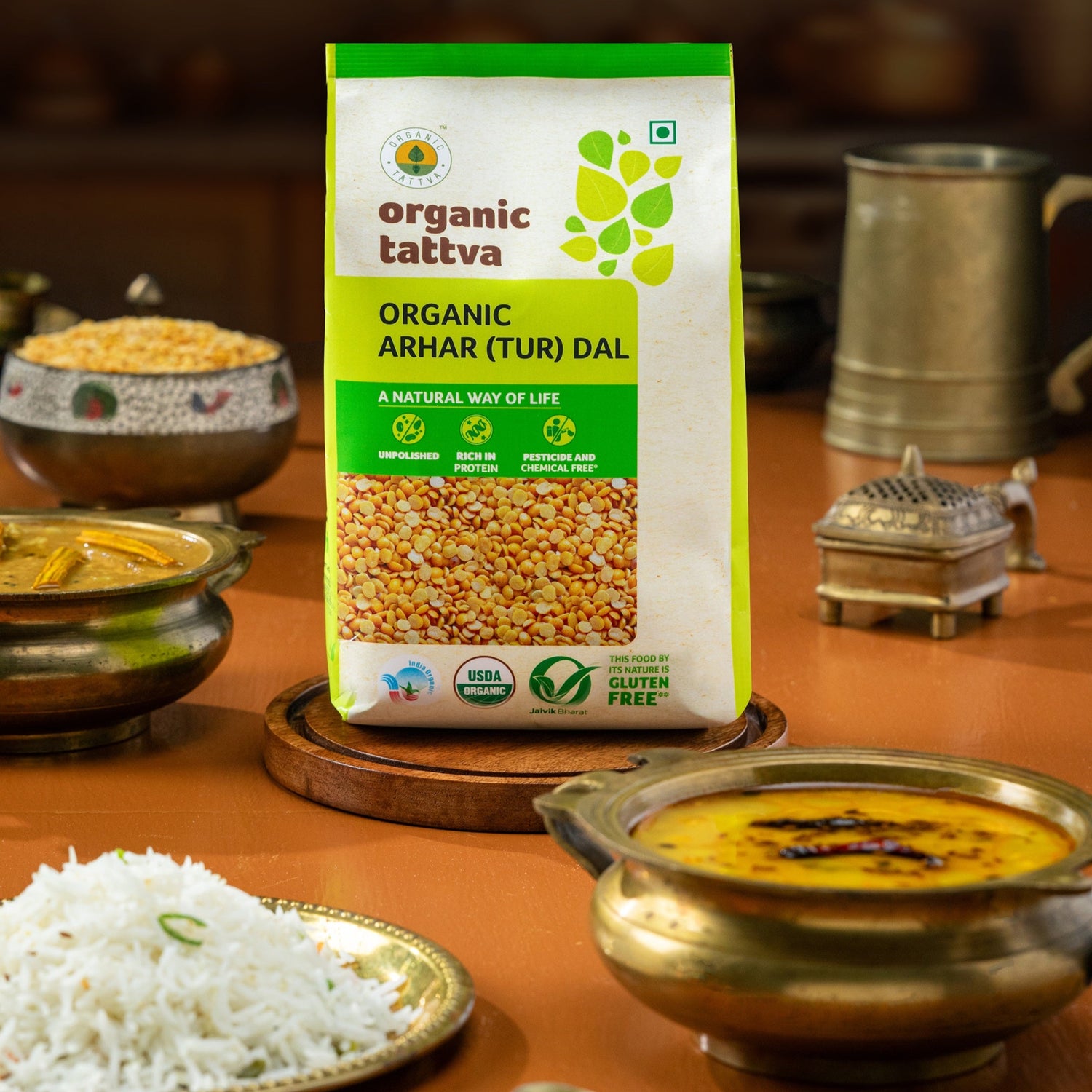 Organic Arhar (Tur) Dal