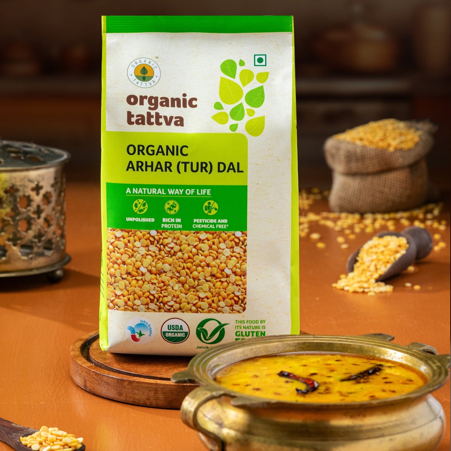 Organic Arhar (Tur) Dal