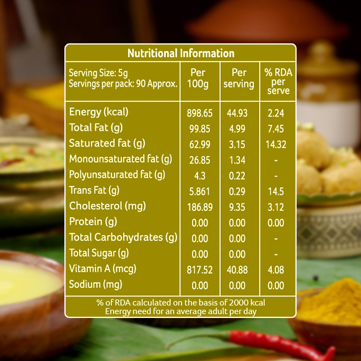 NATURAL TATTVA A2 Cow Ghee