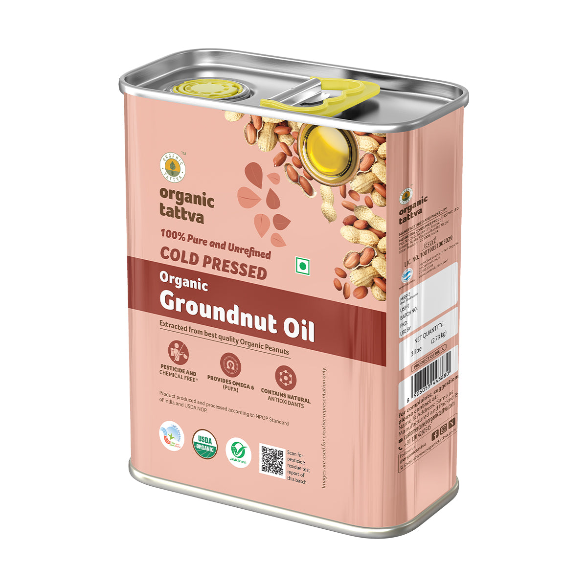 Organic Groundnut Oil