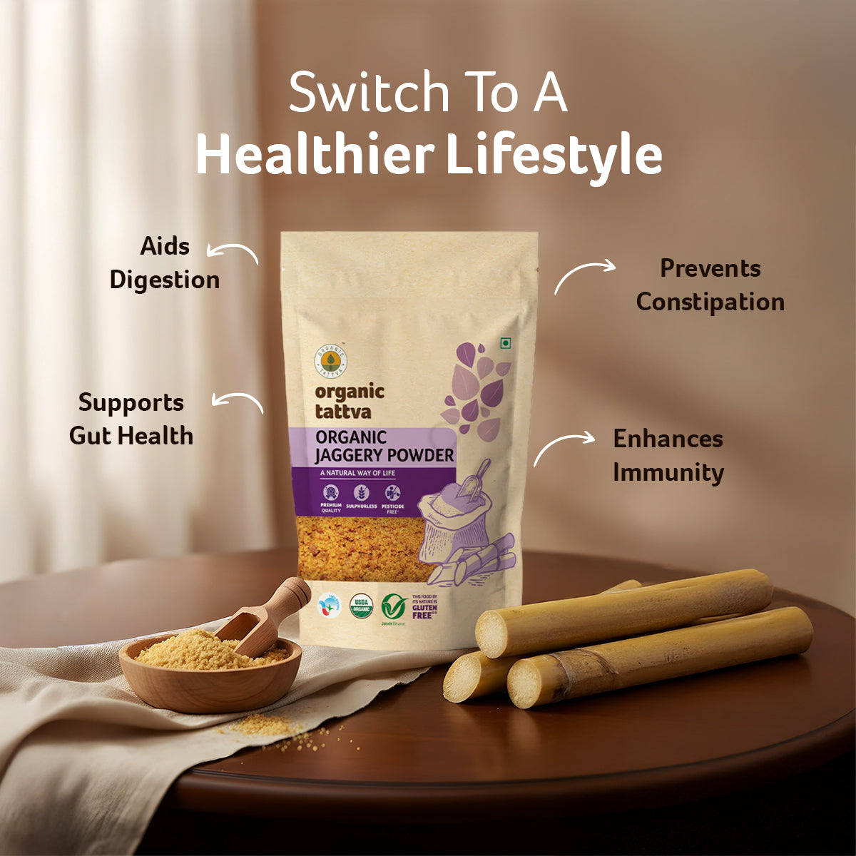 Organic Jaggery Powder