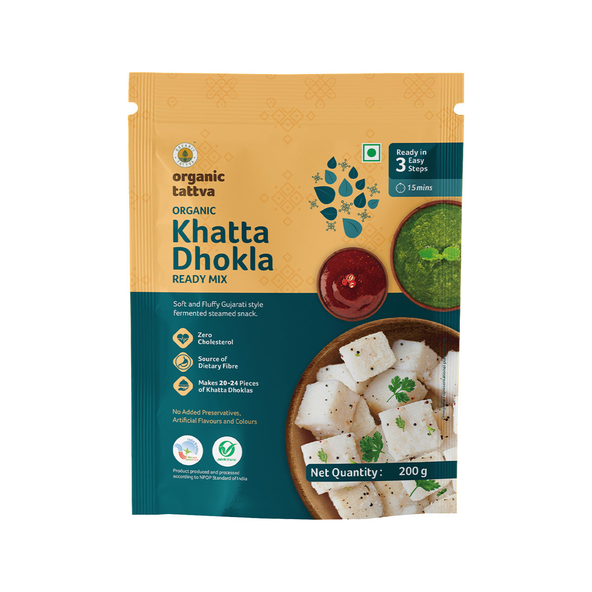 Organic Khatta Dhokla Ready Mix
