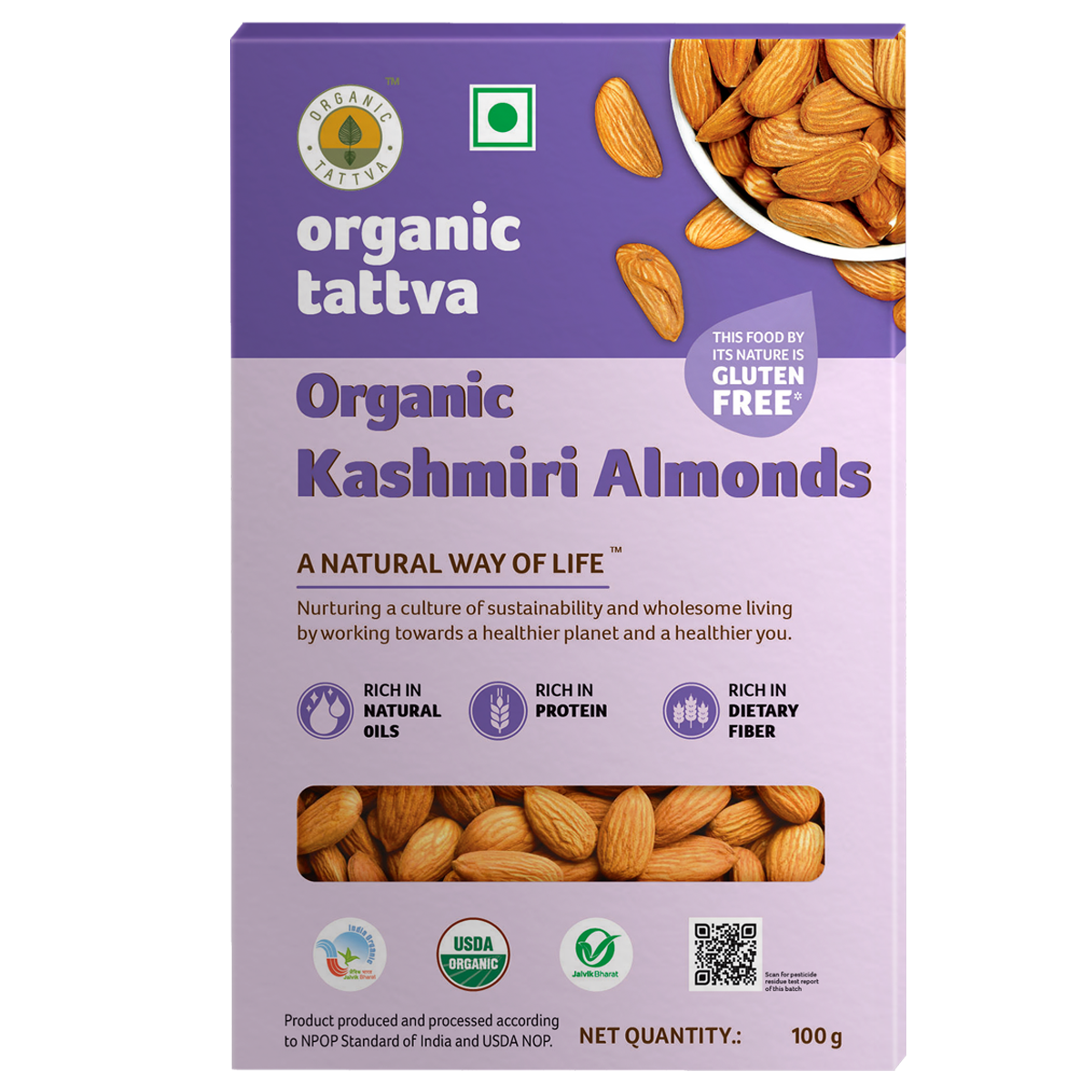 Mithai Master Pack - A2 Cow Ghee – 500ml, Organic Almonds – 250gx2, Suji – 1kg & Makhana – 200g