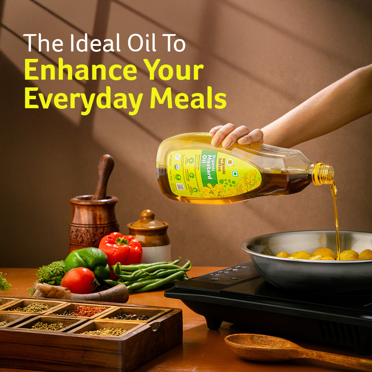 Organic Cold Pressed Mustard Oil