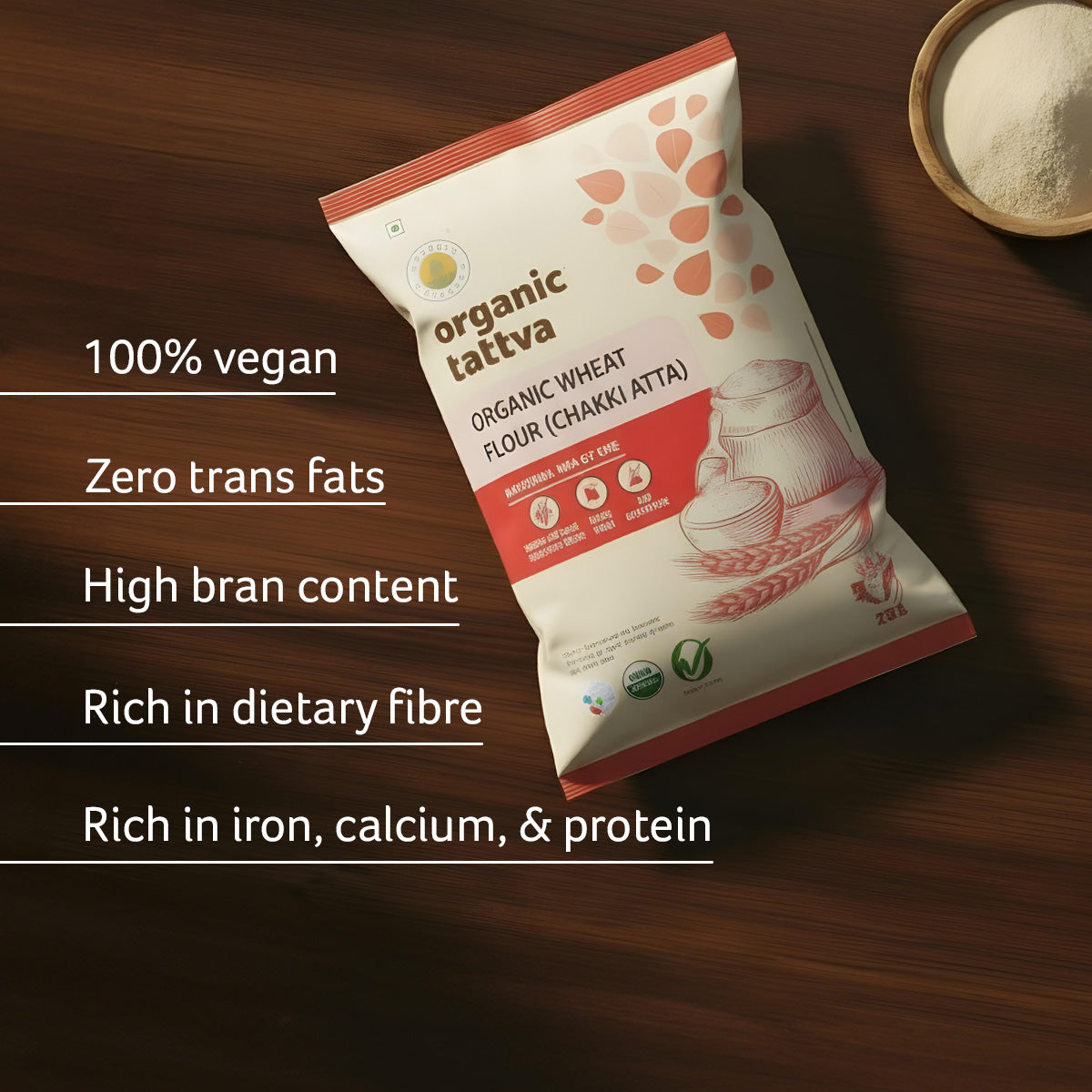 Organic Whole Wheat Flour (Chakki Atta)