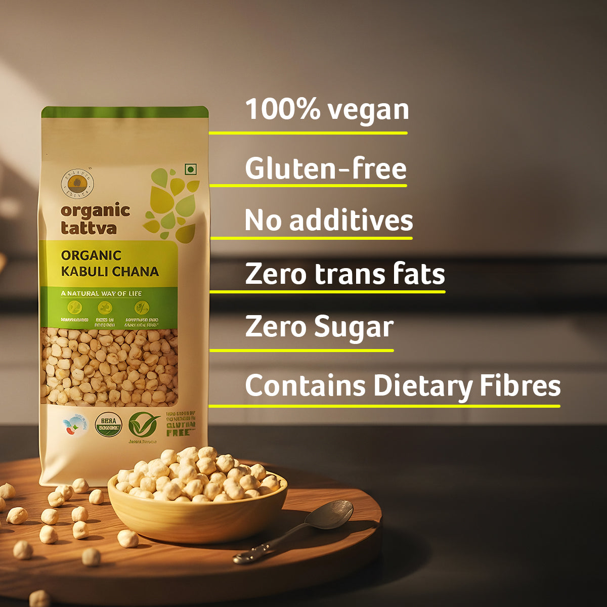 Organic Kabuli Chana