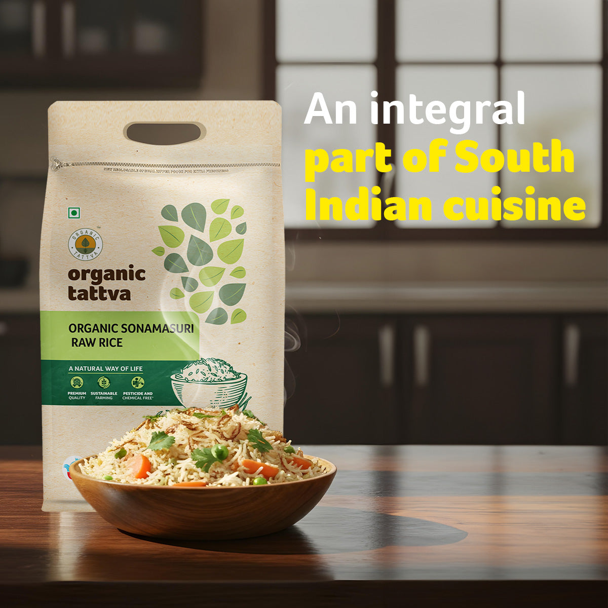 Organic Sonamasuri Rice White