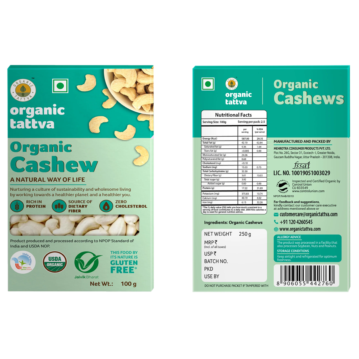 Dry Fruits Combo - Cashew, Walnut, Almonds