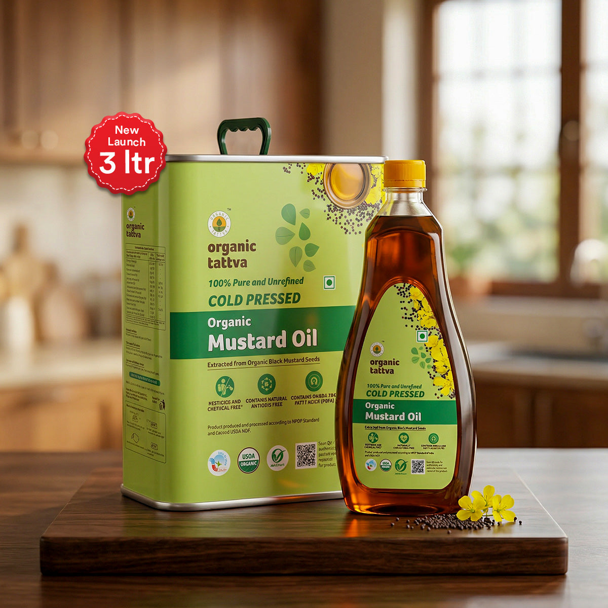 Cold Pressed Mustard Oil