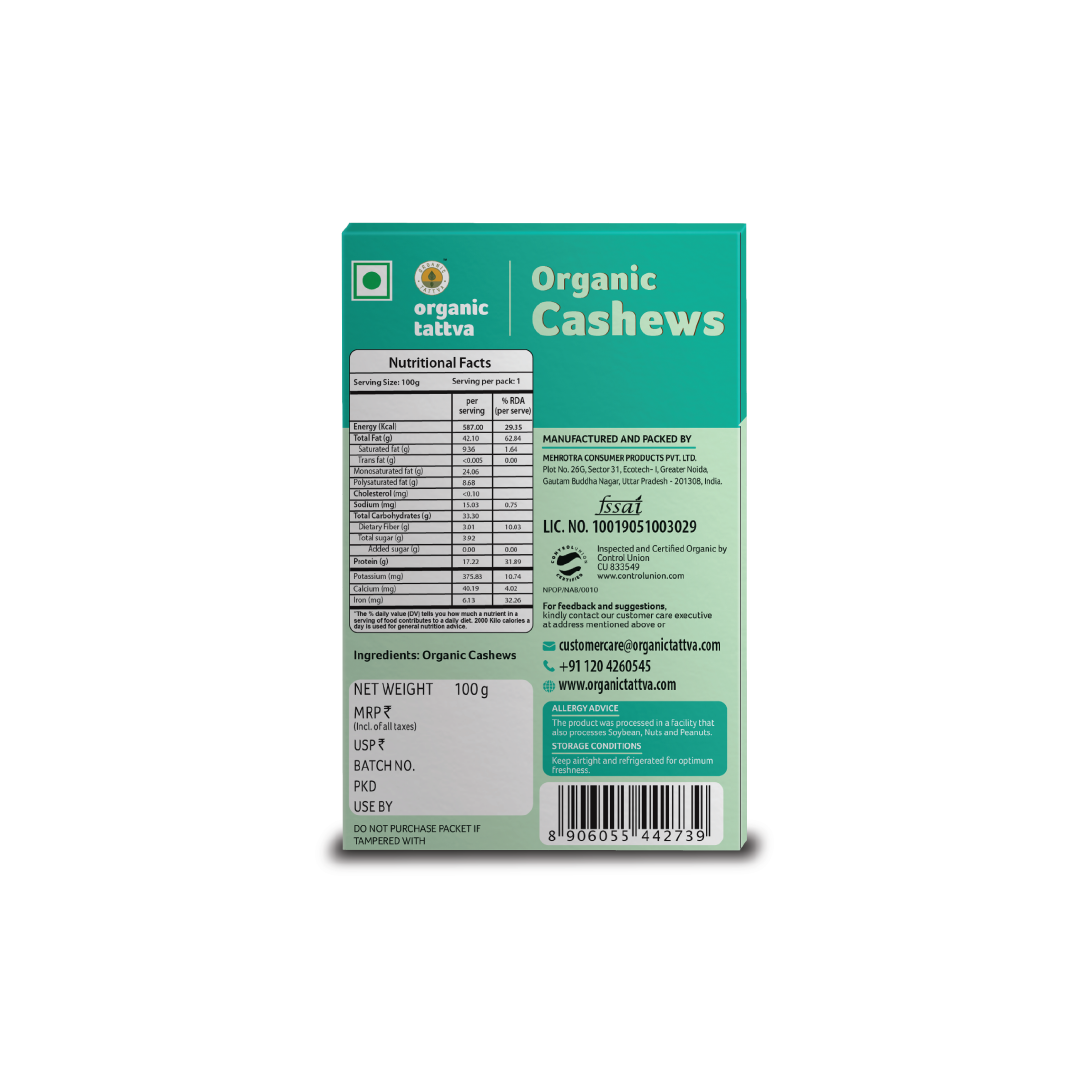 Organic Cashews
