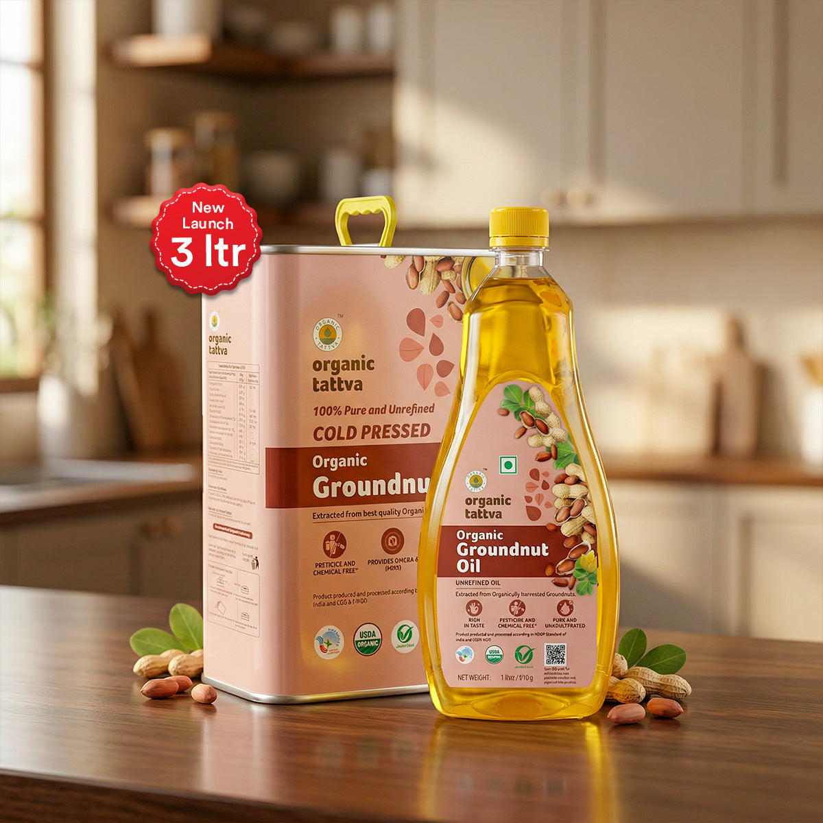 Organic Groundnut Oil