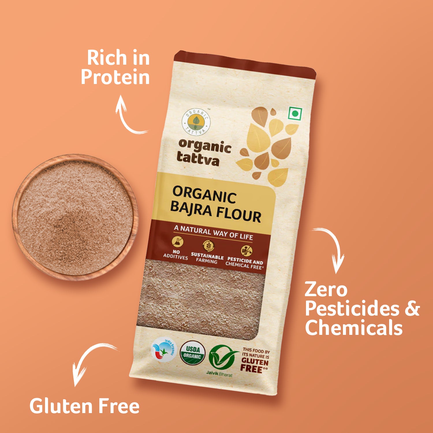 Organic Bajra Flour