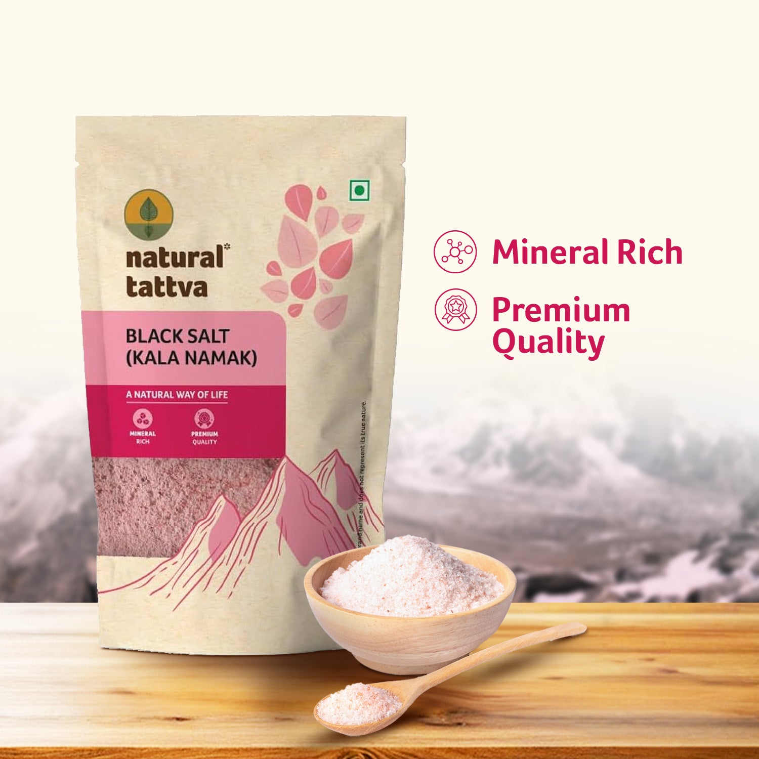 NATURAL TATTVA Black Salt