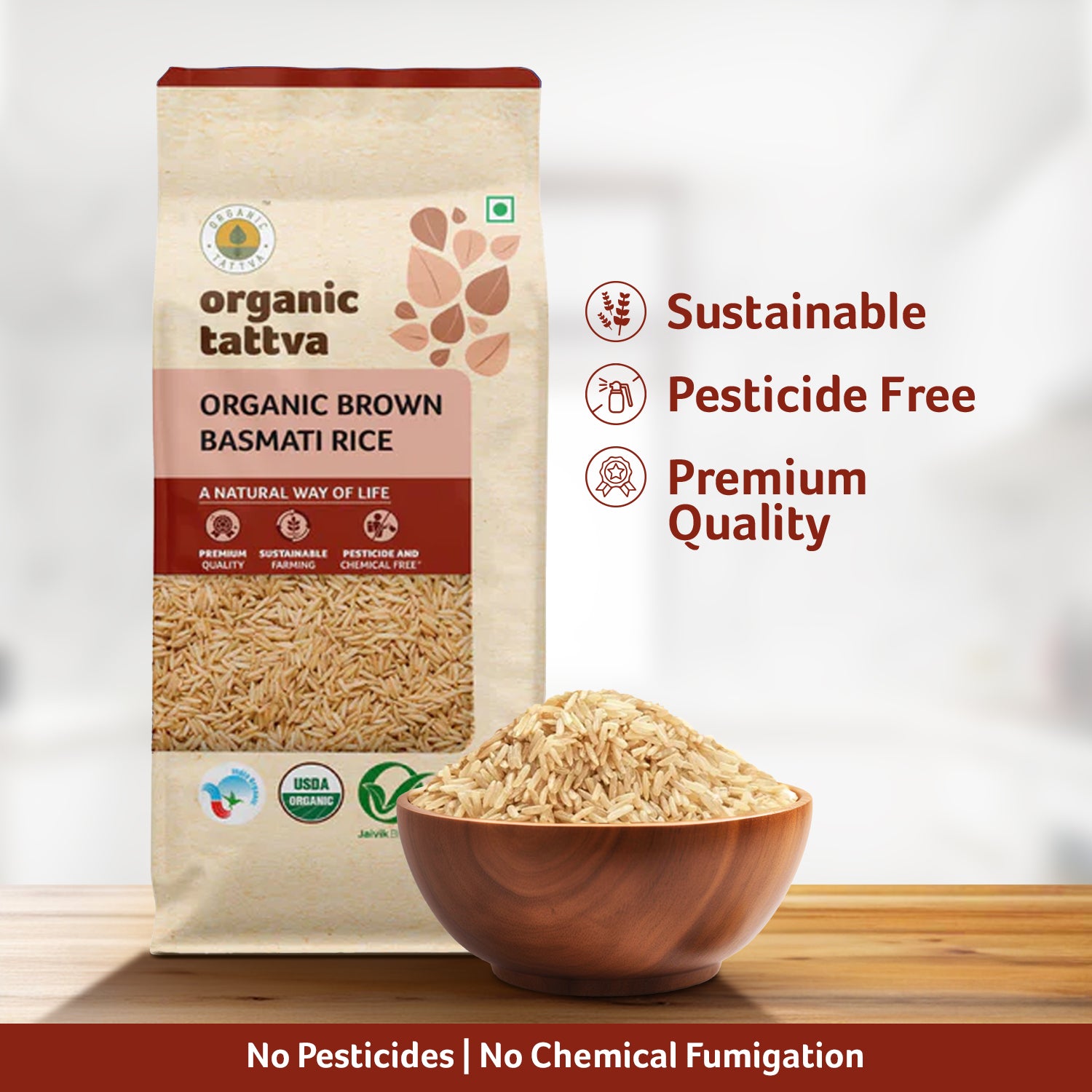 Organic Brown Basmati Rice