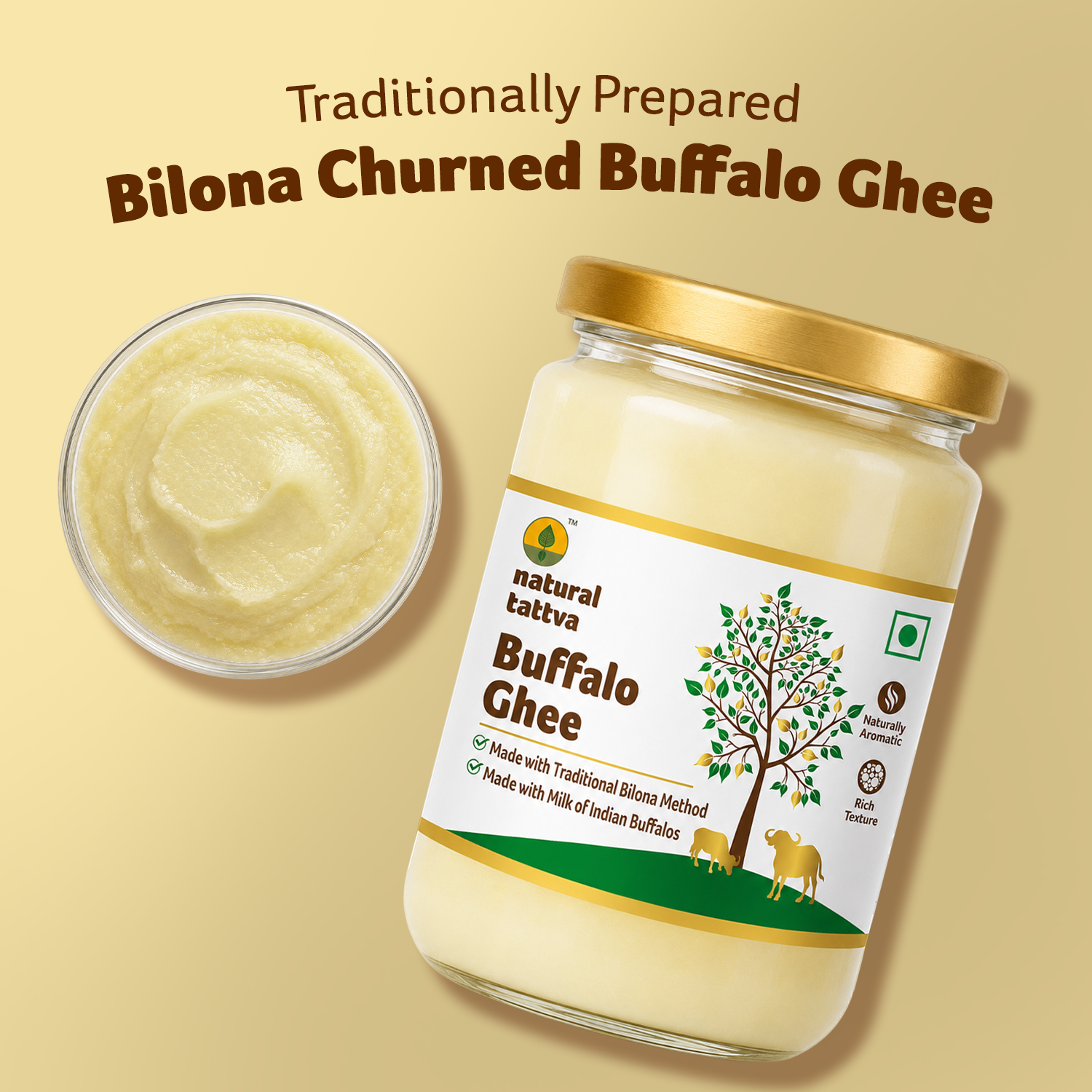 Natural Tattva Buffalo Ghee