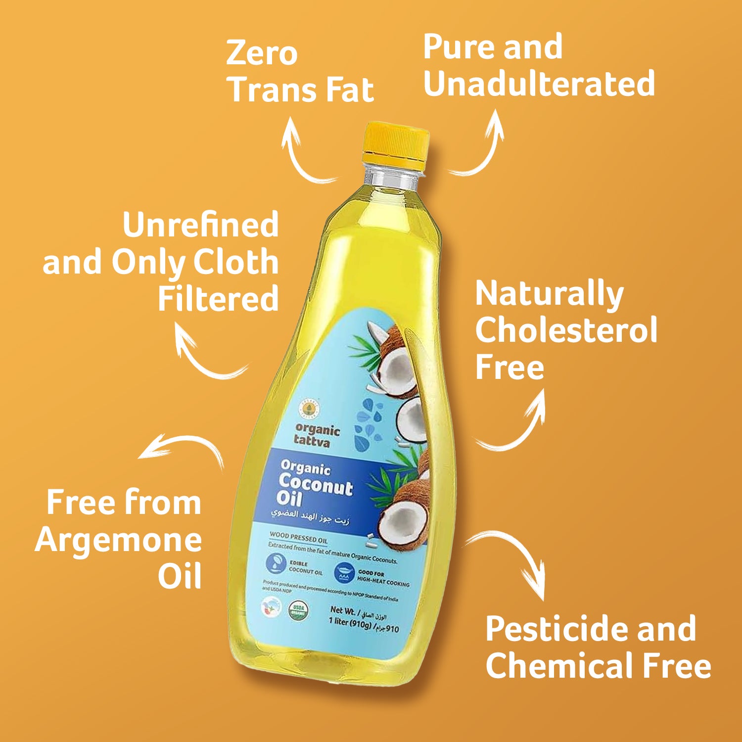 Organic Cold Pressed Coconut Oil