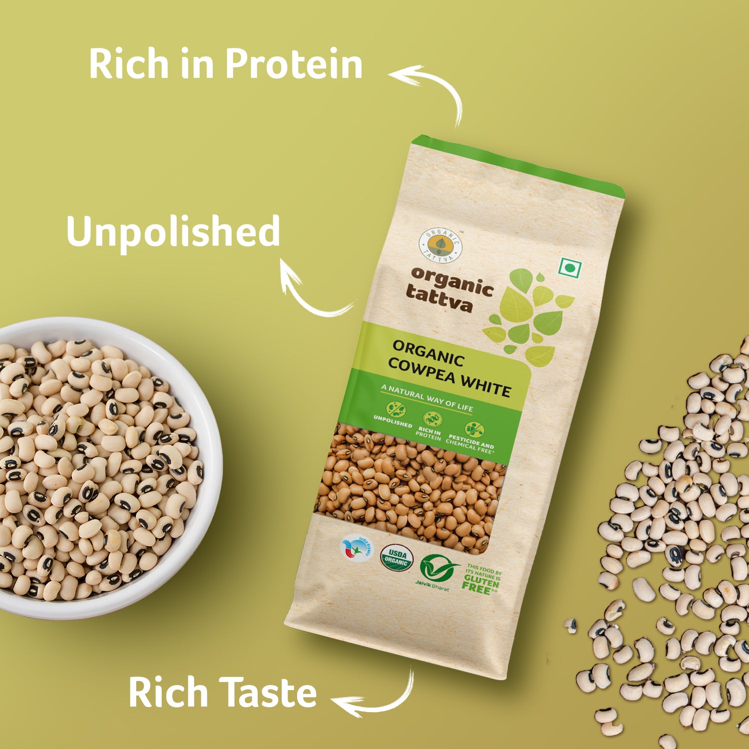 Organic Cowpea White