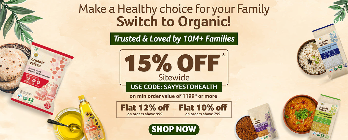 Switch to Organic SAYYESTOHEALTH