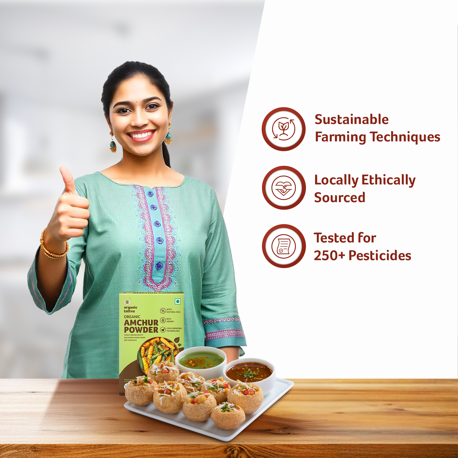 Organic Amchur (Dry Mango) Powder