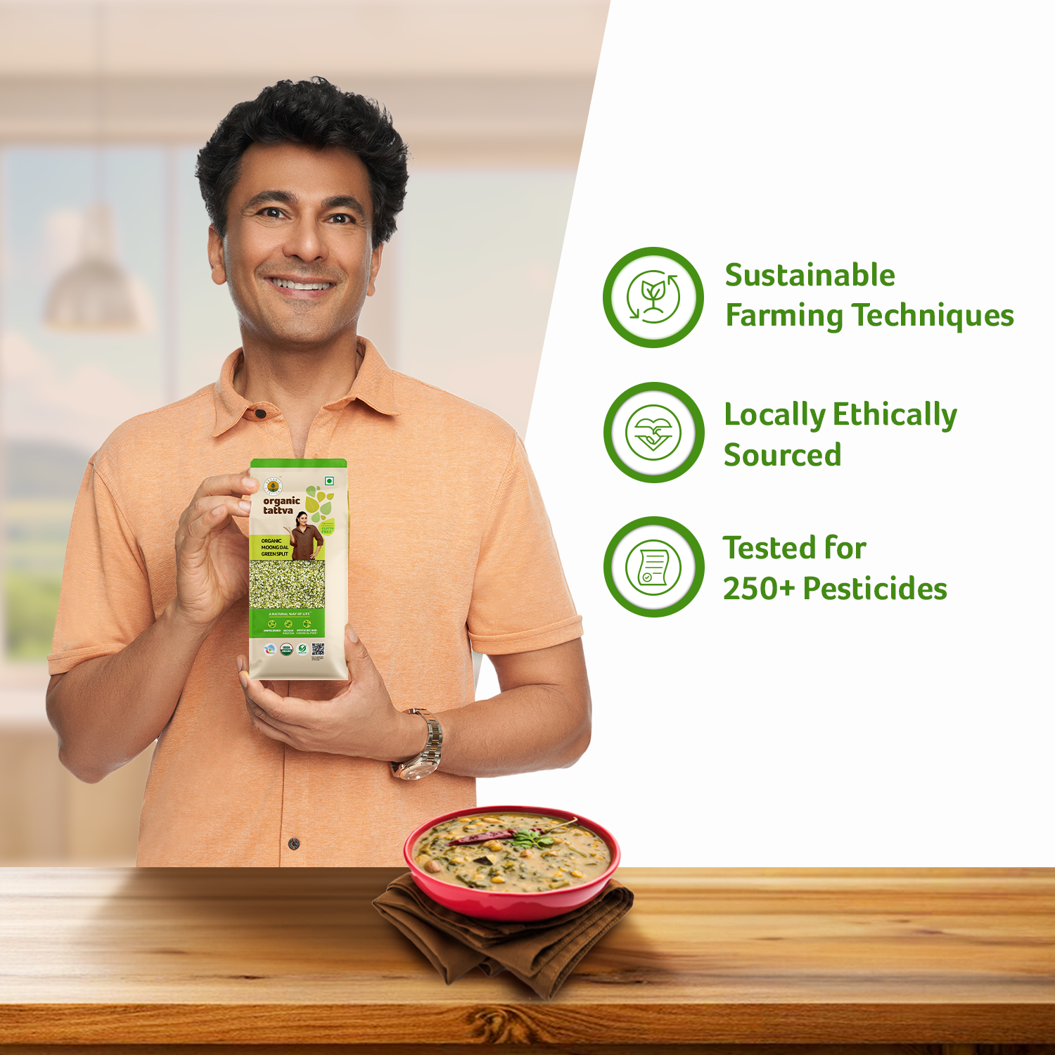 Organic Moong Dal Green Split