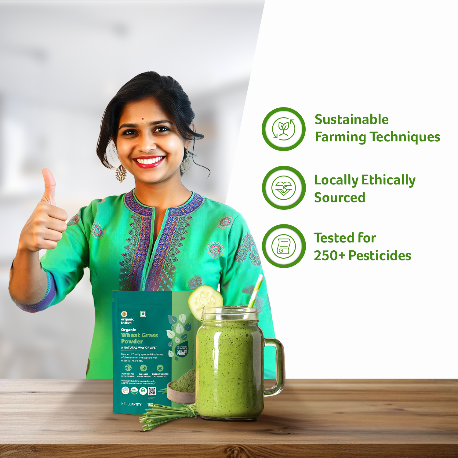 Organic Wheat Grass Powder