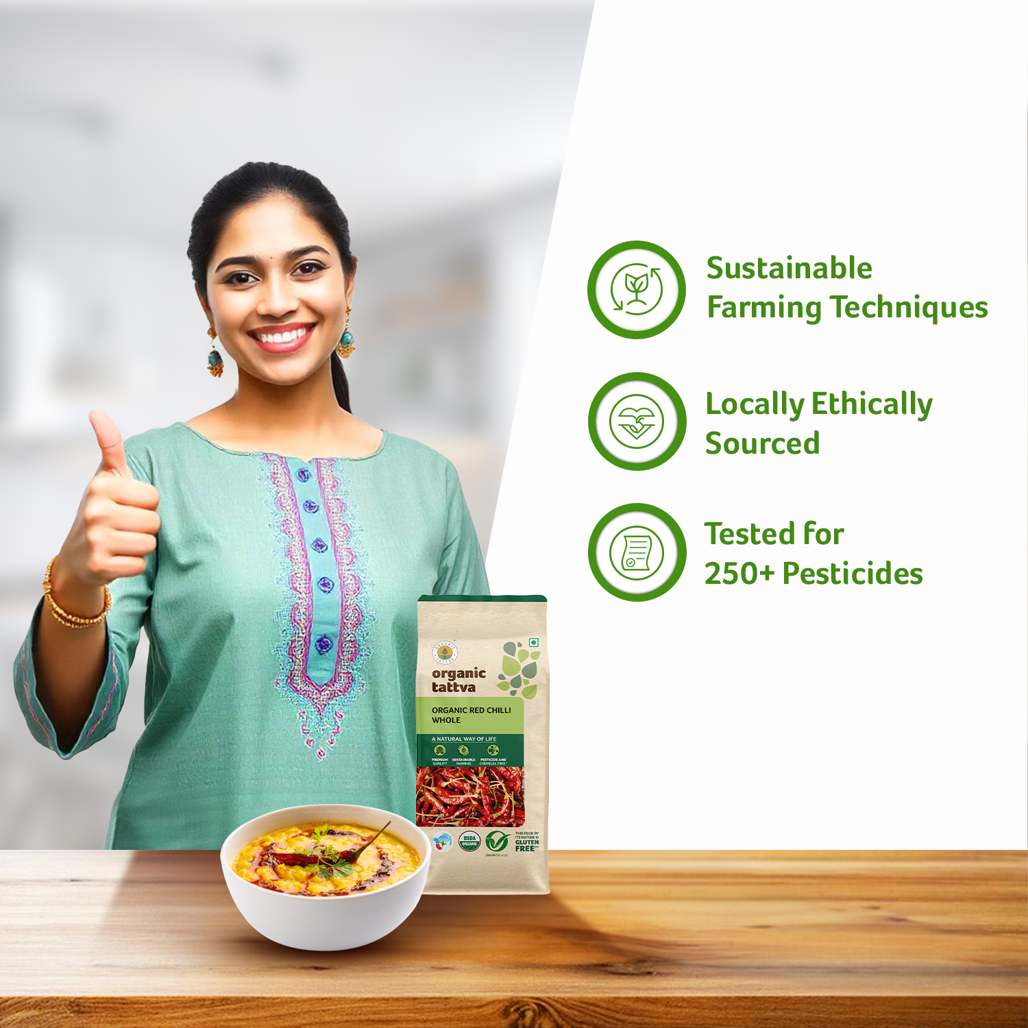 Organic Red Chilli Whole