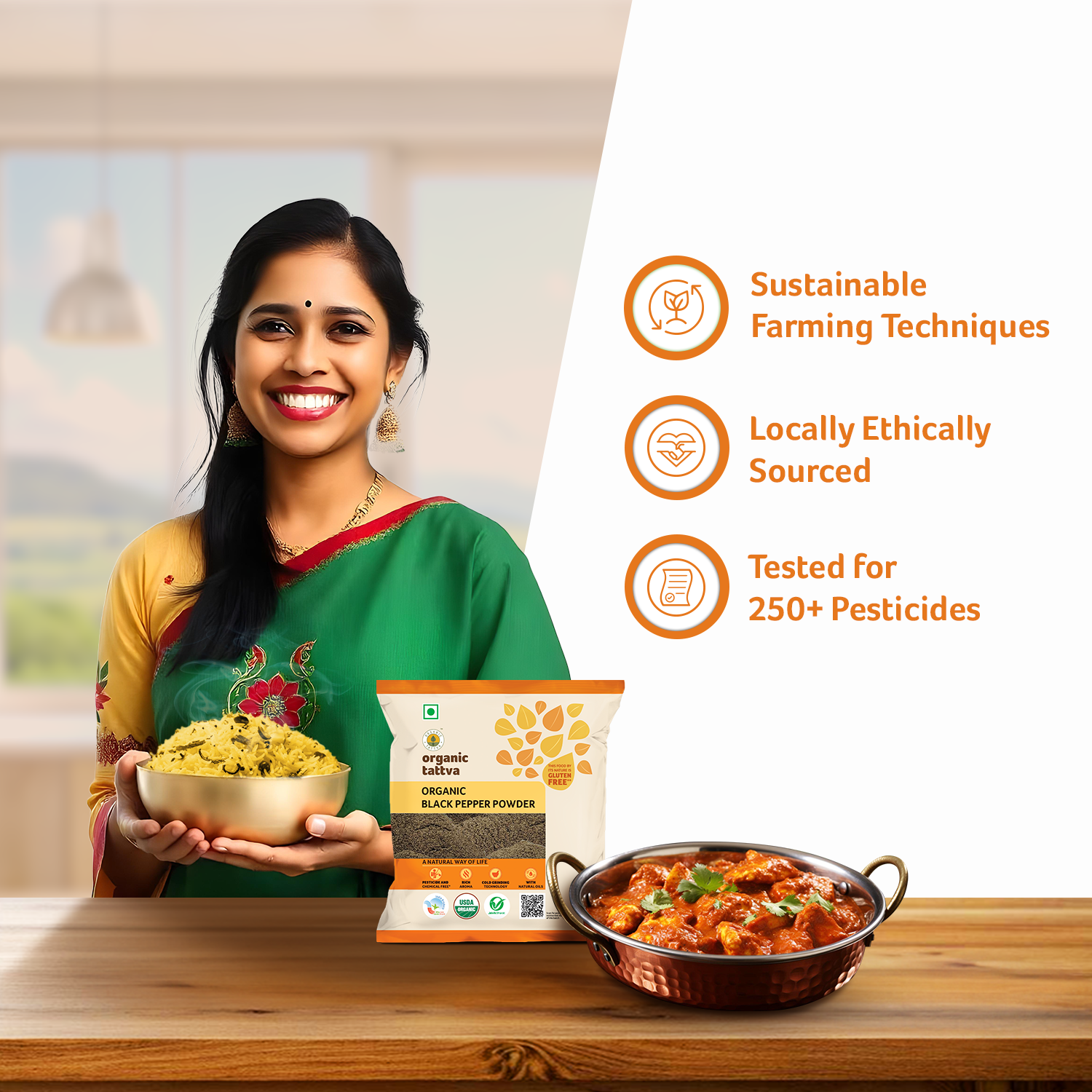 Organic Black Pepper Powder