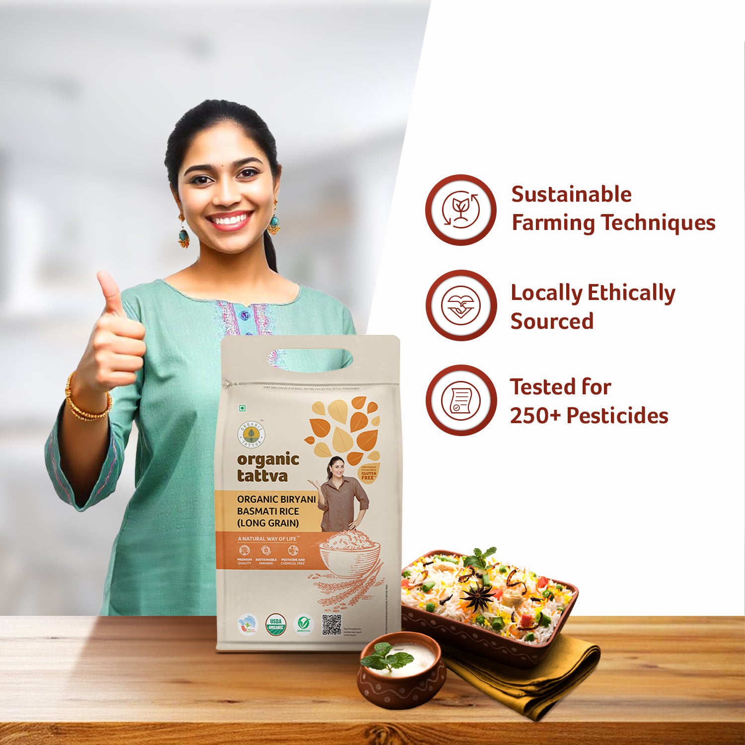 Organic Biryani Basmati Rice view 4