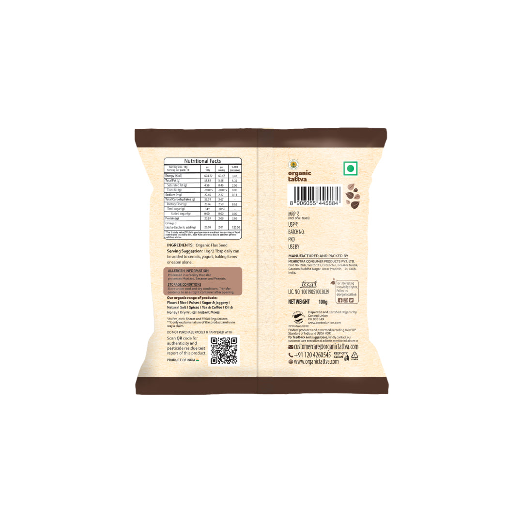 Organic Flax Seeds