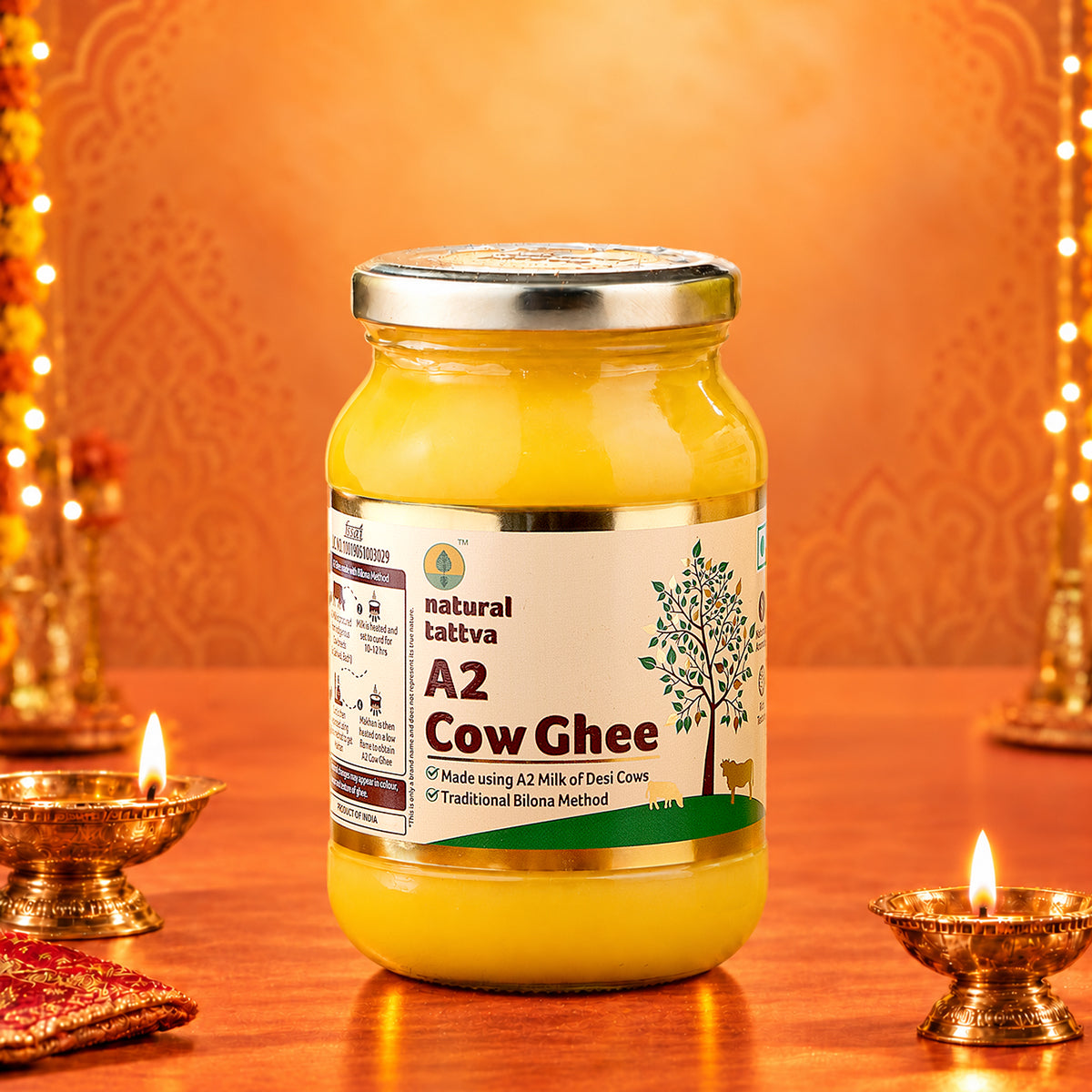 NATURAL TATTVA A2 Cow Ghee