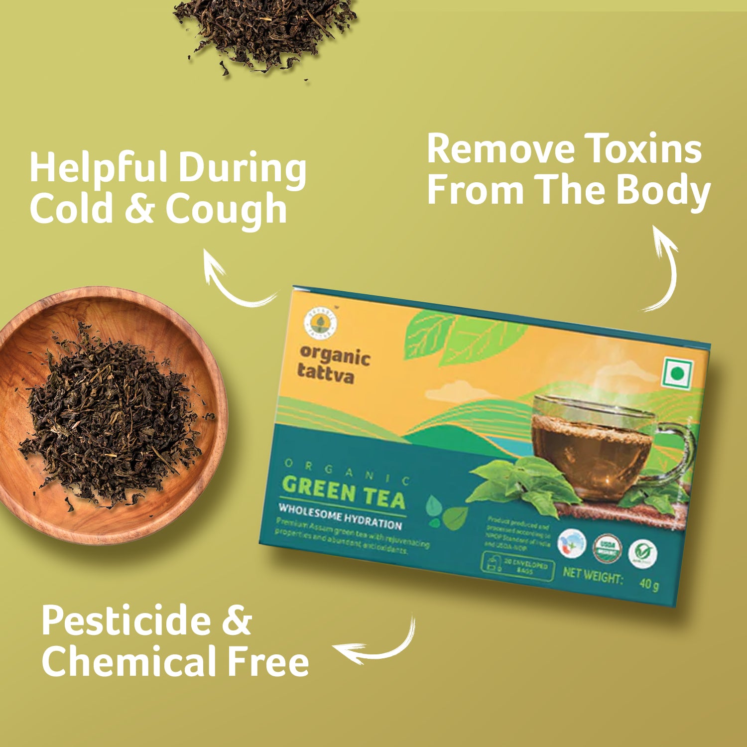 Organic Green Tea (20 teabags)